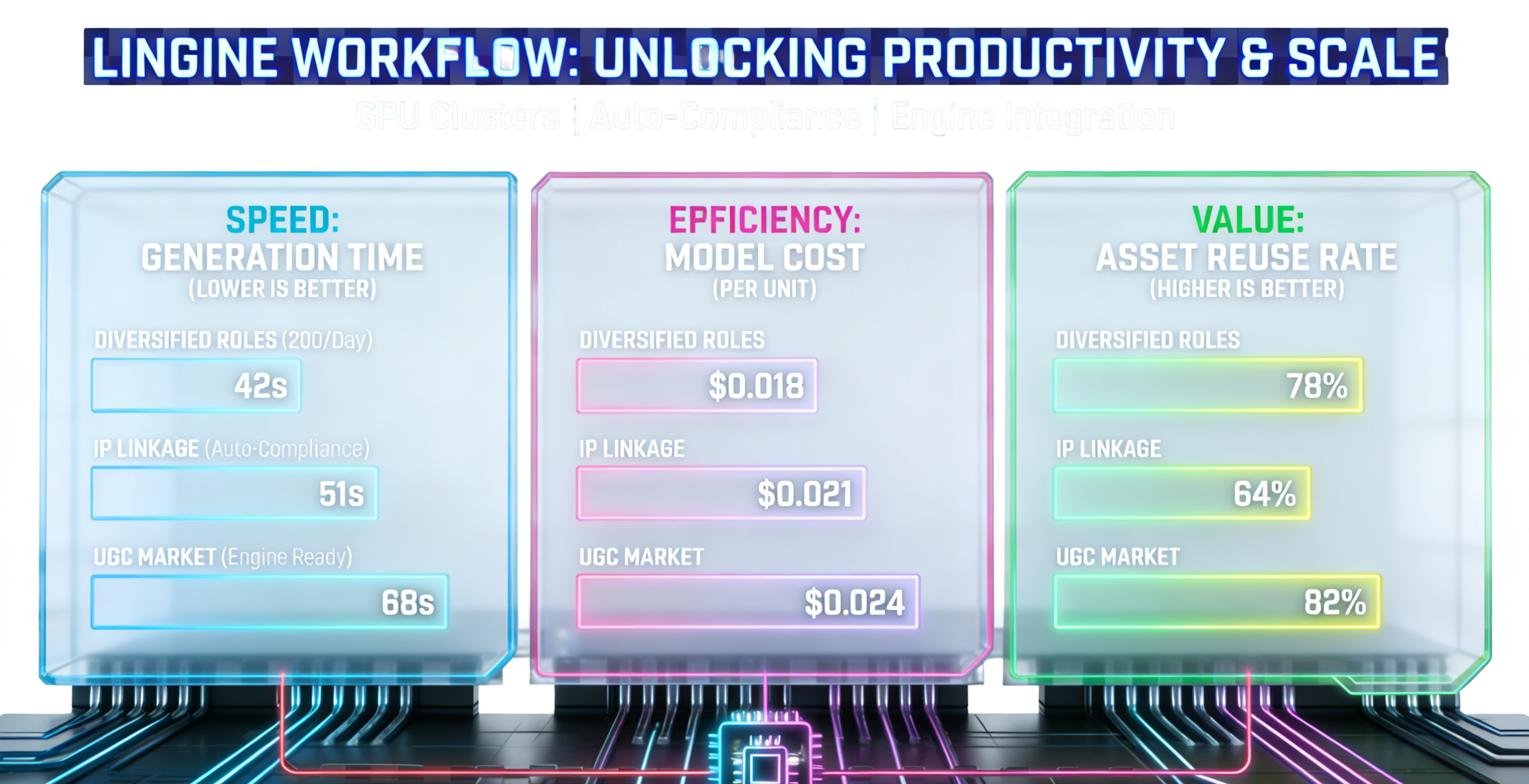 Lingine Workflow KPI chart